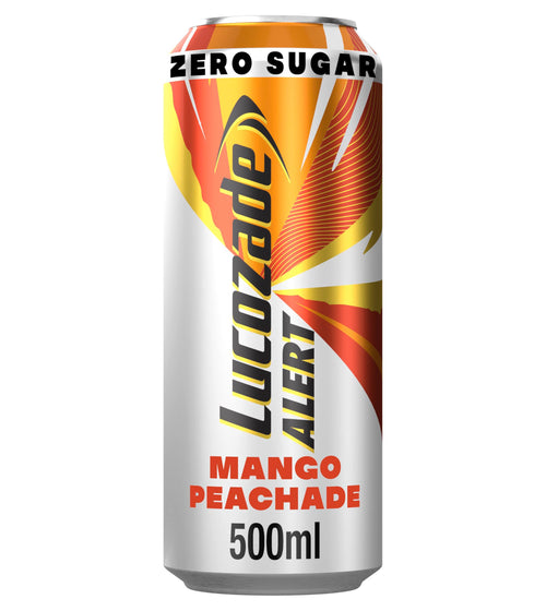 [UK] Lucozade Alert Mango Peachade Can 500 Ml x 12 Pack