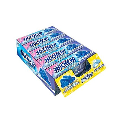 HI-CHEW STICK CHEWY FRUIT CANDY - BLUE RASPEBERRY (15x1.76oz)