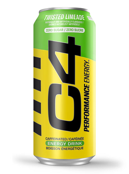[CA] C4 Energy Twisted Limeade 473 Ml x 12 Pack