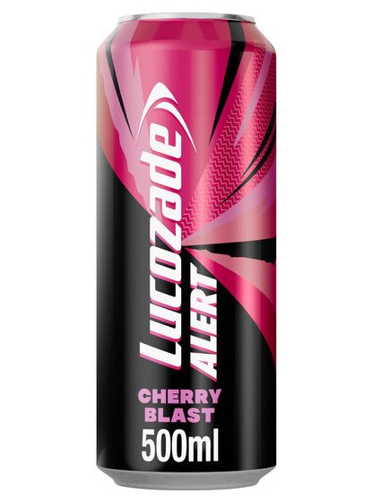 [UK] Lucozade Alert Cherry Blast Can 500 Ml x 12 Pack