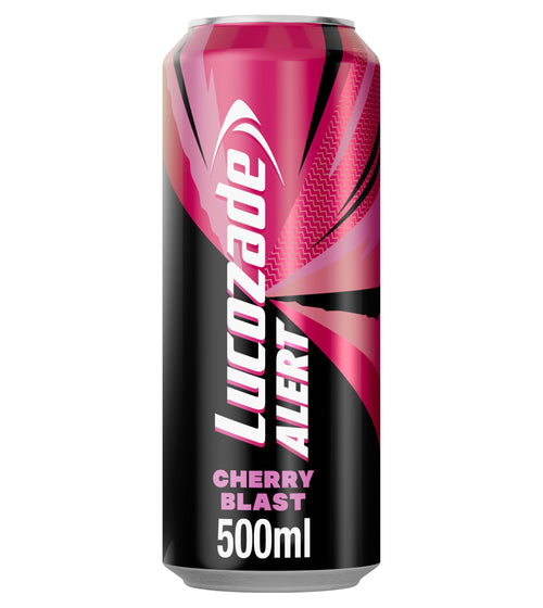 [UK] Lucozade Alert Cherry Blast Can 500 Ml x 12 Pack