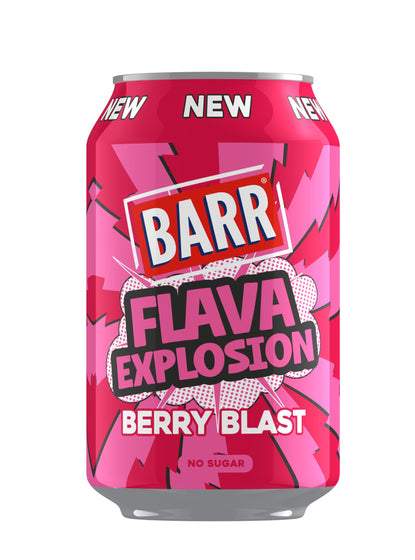 [UK] Barr Berry Blast Can 330 Ml x 24 Pack