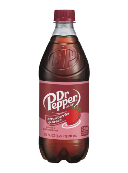 Dr. Pepper Strawberry Cream Soda Bottle (24x591ml)