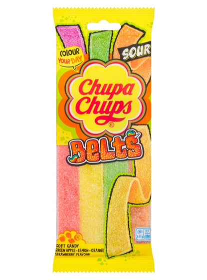 Chupa Chups Sour Mixed Belts Peg Bag (18 x 90g)