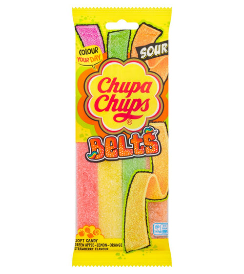 Chupa Chups Sour Mixed Belts Peg Bag (18 x 90g)