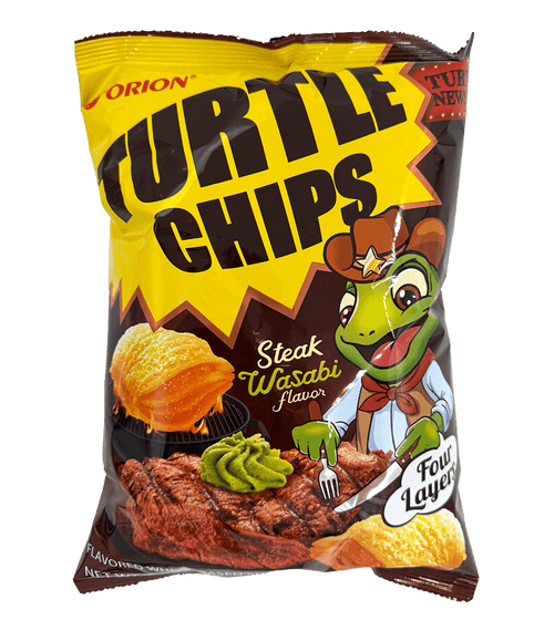 Orion Turtle Chip Steak Wasabi (10x160g)