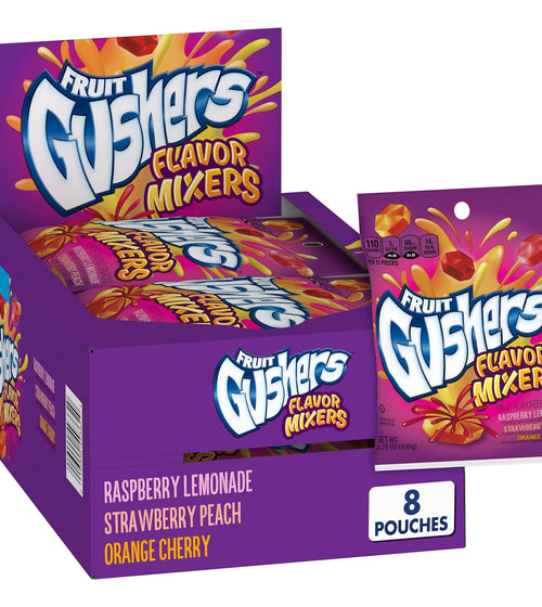 Fruit Gushers Flavour Mixers (8 x 120g)