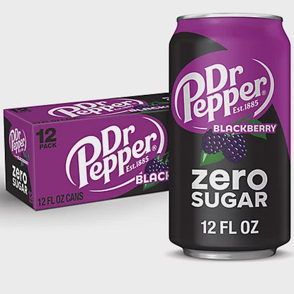 Dr Pepper Blackberry Zero (12-Pack)