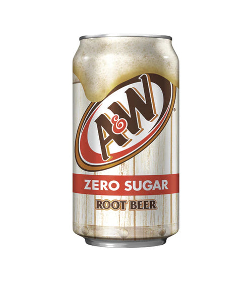 A&W Root Beer Zero Can (12x355ml)