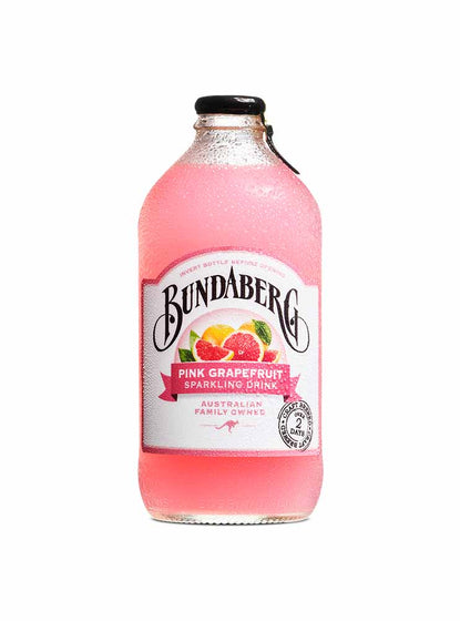 Bundaberg Pink Grapefruit Glass Bottle (24X375ml)