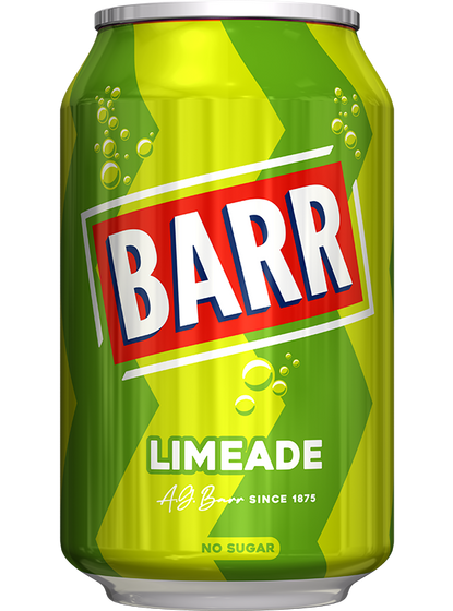 [UK] Barr Limeade Soda Can 330 Ml x 24 Pack