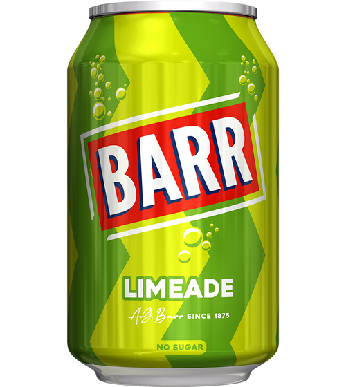 [UK] Barr Limeade Soda Can 330 Ml x 24 Pack