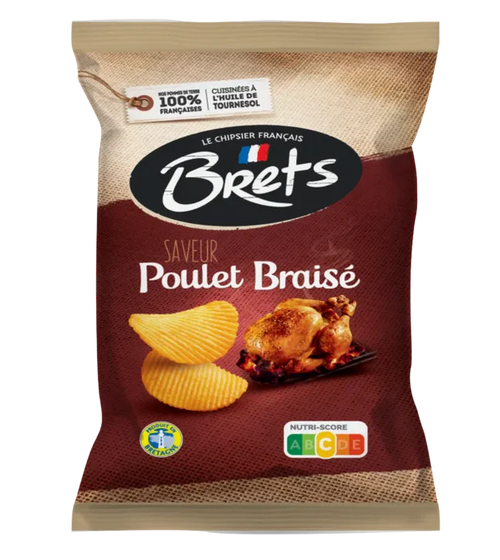 Bret's Chips Poulet Braisé (10 x 125g)