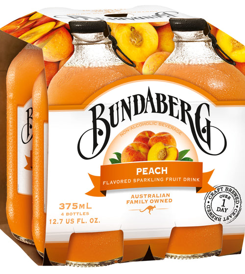 Bundaberg Peach Glass Bottle (24X375ml)