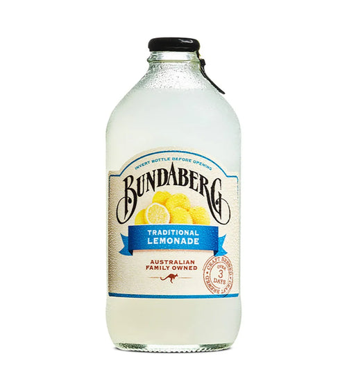 Bundaberg Lemonade Glass Bottle 375ml 24ct (Pallet Shipping Only) (Shipping Extra, Click for Details)