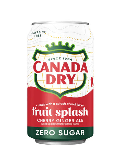 Canada Dry Fruit Splash Zero Can (12x355ml)