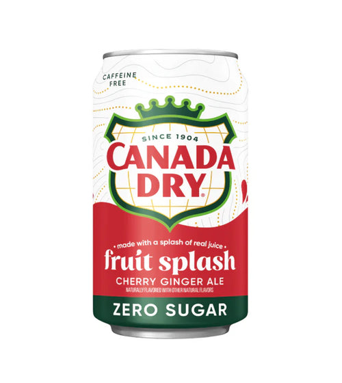 Canada Dry Fruit Splash Zero Can (12x355ml)