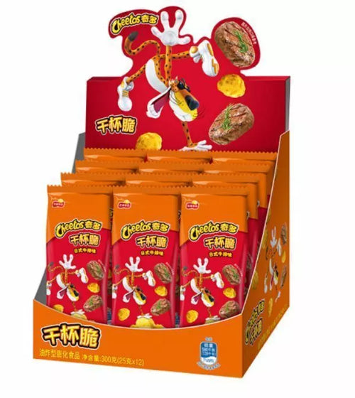 Cheetos Cheers Crisp Japanese Steak Flavor 25g x 8 Cases of 12 Units (BB 2024.09.13)