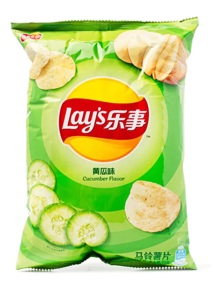 Lay's Cucumber 70g x Case of 22 Units (BB 2024.12.14)