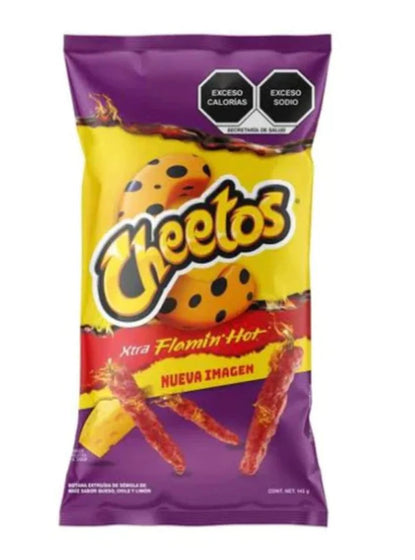 Sabritas Cheetos Xtra Flamin' Hot Large 145g 20ct (Mexico)