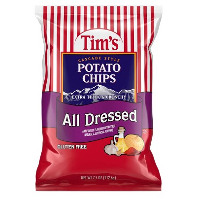 Tims All Dressed Chips 7.5 Oz x Single Pack
