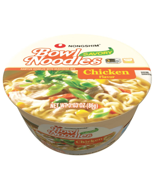 Nongshim Bowl Noodles Savoury Chicken Flavour 86g