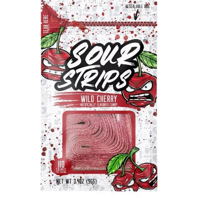 Sour Strips Wild Cherry  (12x96g)