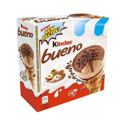 KINDER BUENO ICE CREAM 4PCS/UNIT, 8  UNITS/BOX