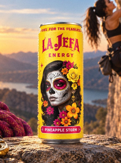 La Jefa Pineapple Storm Can 12 Oz x 12