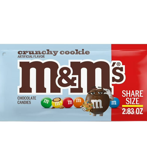M&M King Size Bag Crunchy Cookie (24x2.83oz)