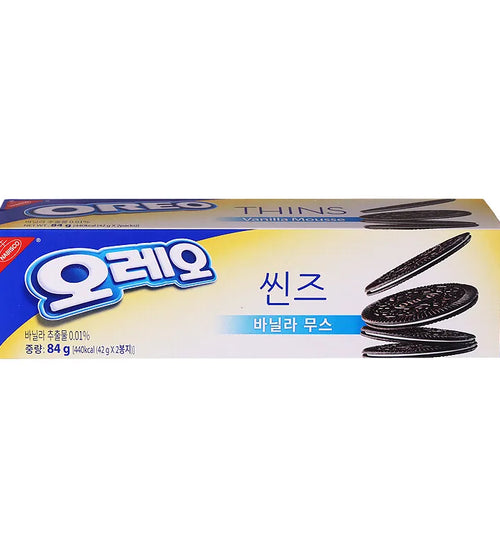 OREO Thins White Cream 84g - South Korea (24 units/box)