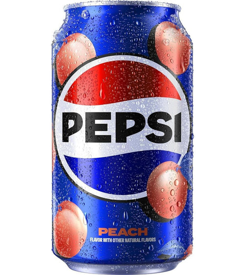 Pepsi Peach 12oz 12ct (Shipping Extra, Click for Details)