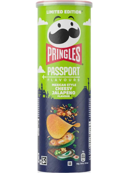 Pringles Passport Mexican Style Cheesy Jalapeño (19 x 165g)