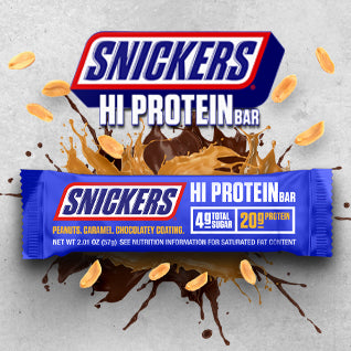 SNICKERS Hi Protein Original Bar, 2.01 oz (Box of 12 Units)