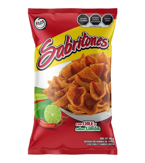 Sabritas Sabritones Chile Limon Large 160g 10ct (Mexico)