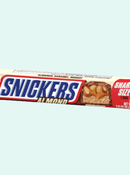 Snickers Almond Share Size - 2 Bars (Box of 24 Units)