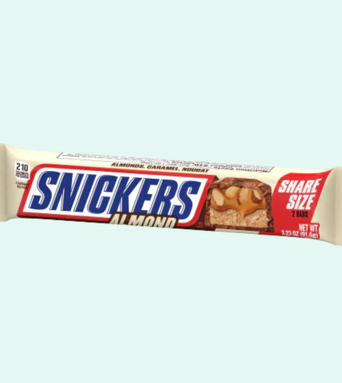 Snickers Almond Share Size - 2 Bars (Box of 24 Units)