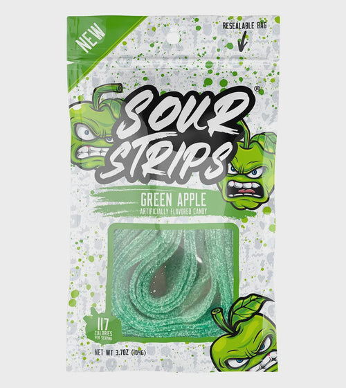 Sour Strips Green Apple (12x96g)