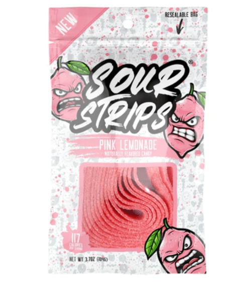 Sour Strips Pink Lemonade (12x96g)
