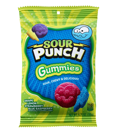 Sour Punch Gummies (12 x 191g)