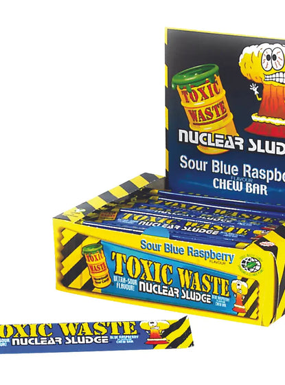 Toxic Waste Blue Raspberry Nuclear Sludge Chew Bar (50 x 20g)