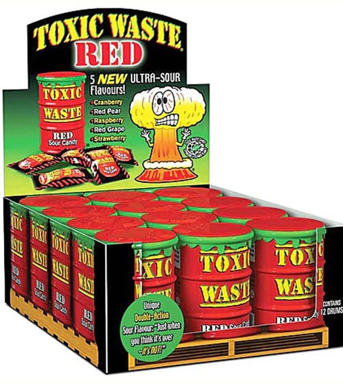 Toxic Waste Red Drum (12 x 42g)