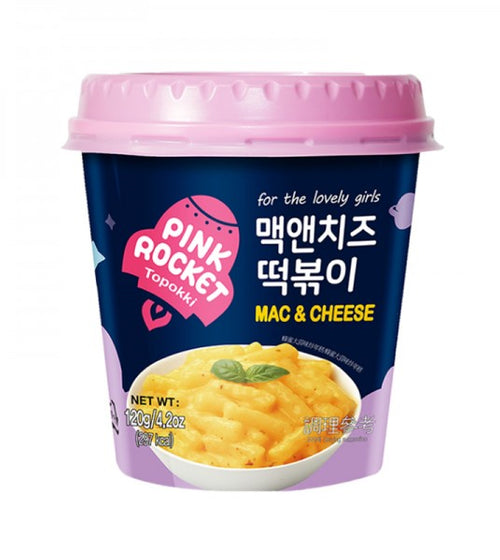 YOUNGPOONG Pink Rocket Mac & Cheese Tteokbokki Cup (30 x 120g)