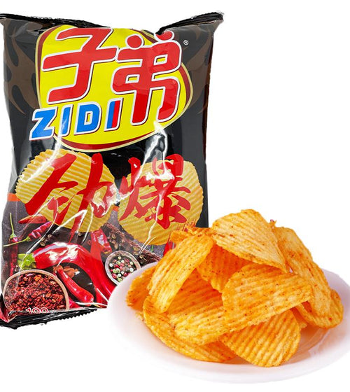 ZiDi Potato Snack BBQ Flavor  150g150g x 12 units (BB 2024.9.19)