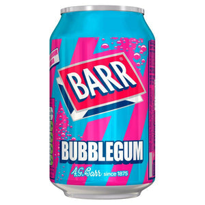 [UK] Barr Bubblegum Soda Can 330 Ml x 24 Pack