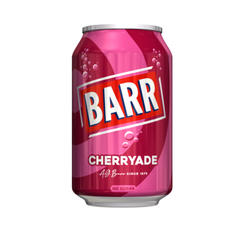 [UK] Barr Cherryade Soda Can 330 Ml x 24 Pack