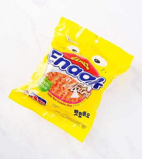 GEMEZ Crispy Noodles (BBQ Chicken Flavor) 16g x Case of 180 Units (BB 2024.8.02)