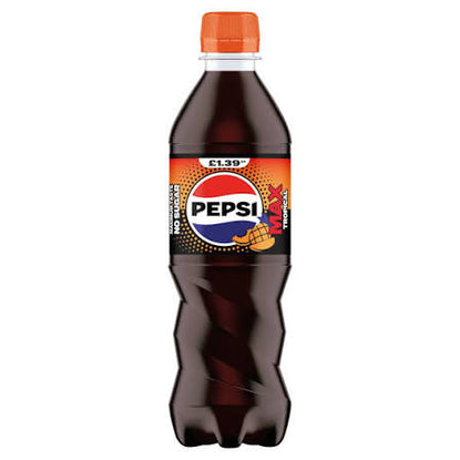 [UK] Pepsi Max Tropical PET Bottle 500 Ml x 12 Pack