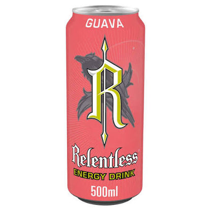 [UK] Relentless Energy Guava Can 500 Ml x 12 Pack