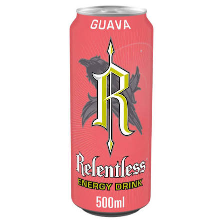 [UK] Relentless Energy Guava Can 500 Ml x 12 Pack